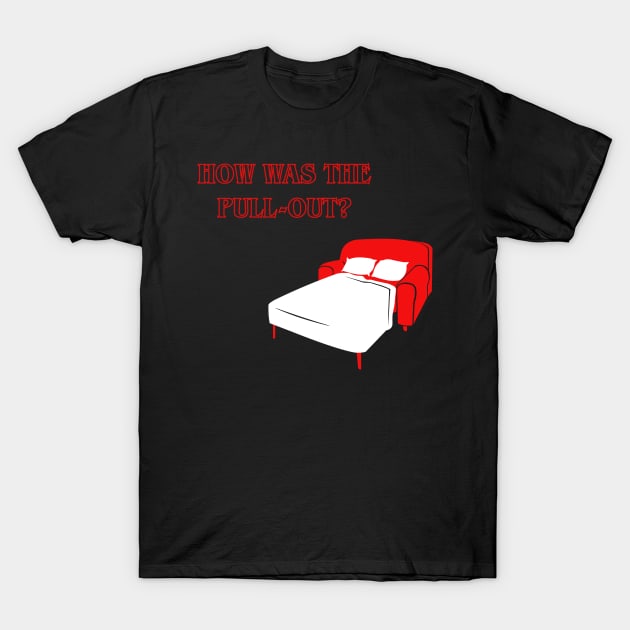 How Was the Pull-out? T-Shirt by JJFDesigns